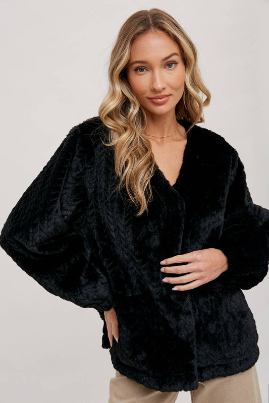 Eco Fur Jacket