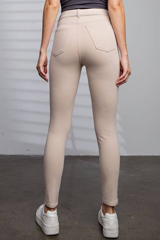 High Waisted Stretch Skinny Pants