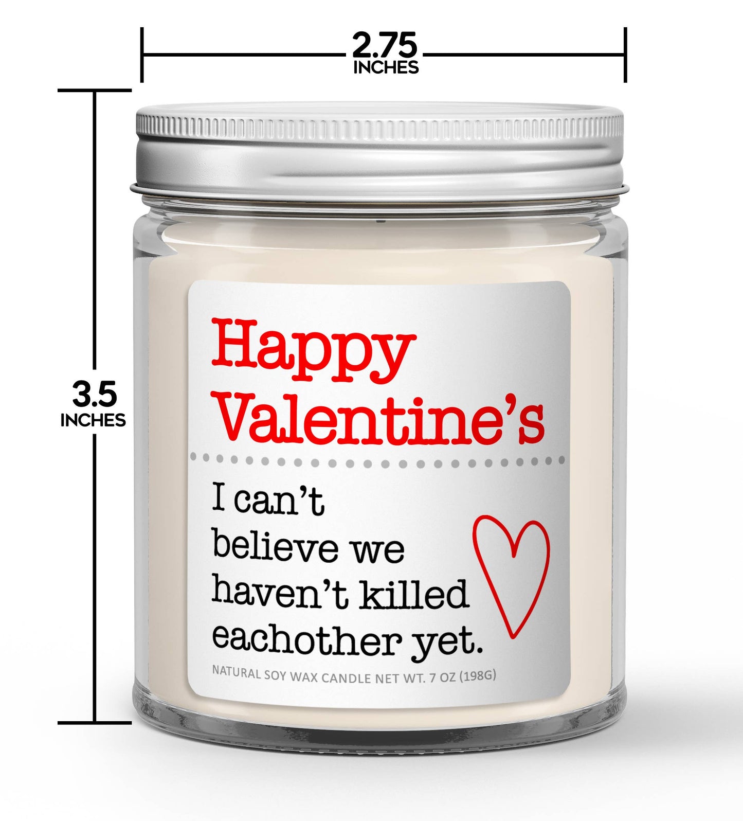 Happy Valentine's Candle