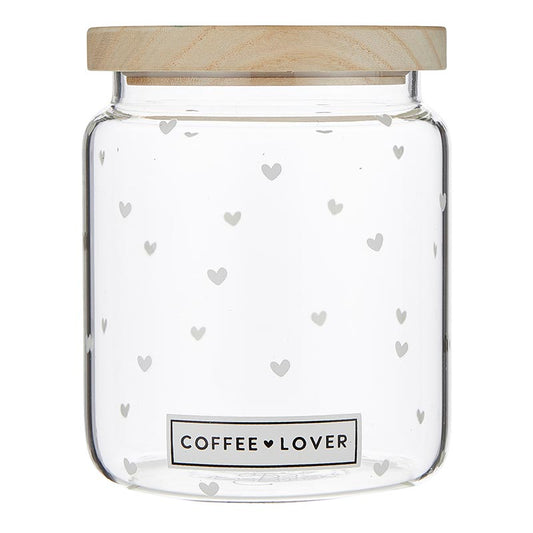 Coffee Lover Glass Jar