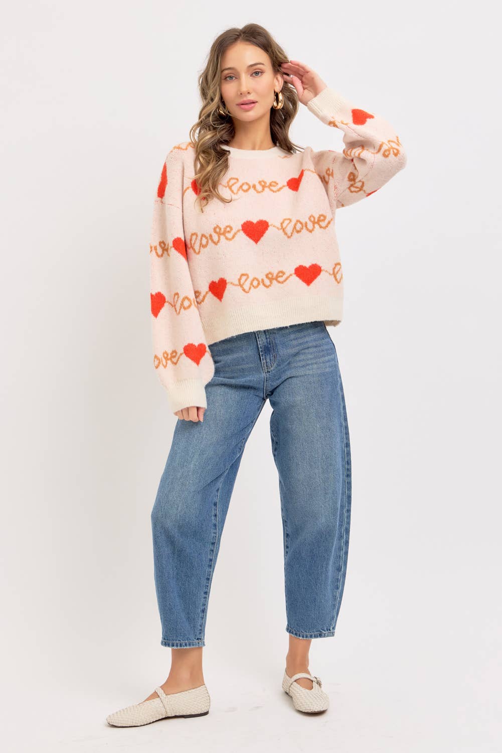 Lovely V-Day Sweater