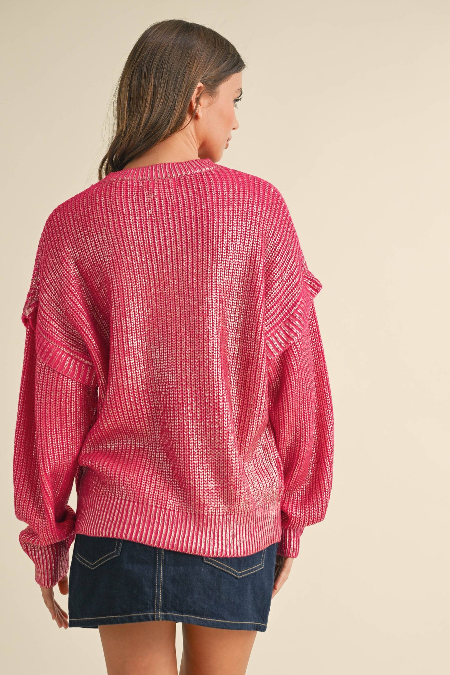 Metallic Knit Sweater