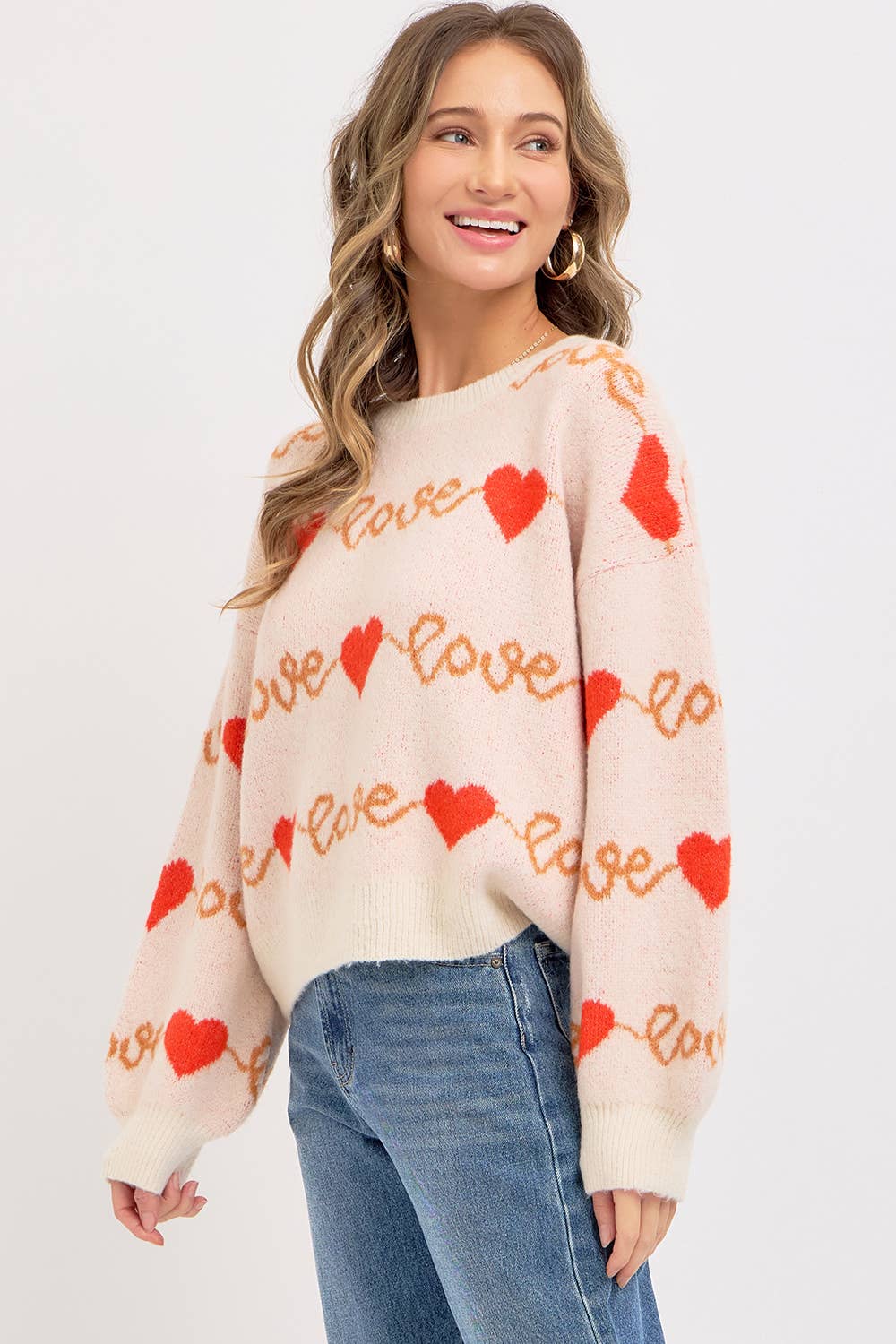 Lovely V-Day Sweater